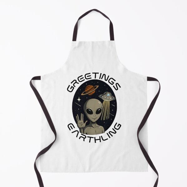 Item preview, Greetings Earthling - Alien Vulcan Greeting designed and sold by JoRealm.