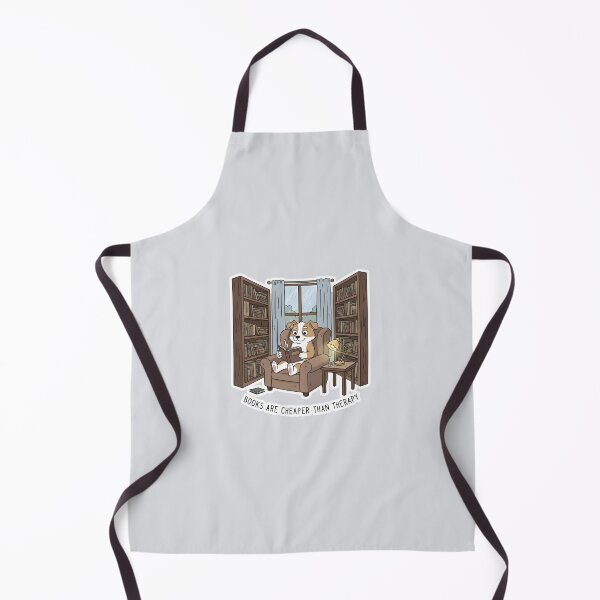 Item preview, Books are cheaper than Therapy - Puppy Reading designed and sold by DiverPlay.