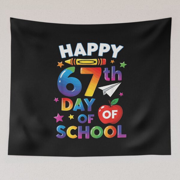 Item preview, 67Th Day Of School Happy 67 Days Meme Teacher Kids  designed and sold by TalalosART.