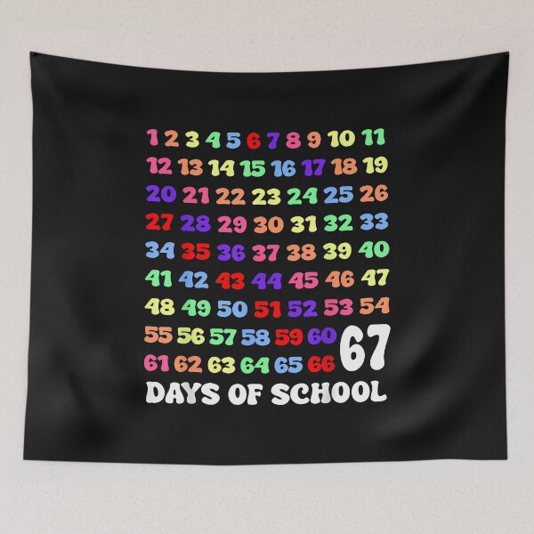 Item preview, 67Th Day Of School 67 Meme Gen Alpha Teacher Kids designed and sold by TalalosART.