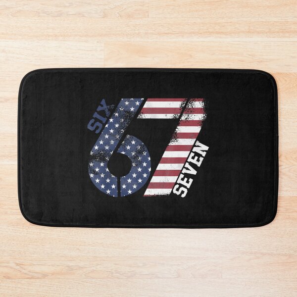 Item preview, Six Seven Usa Flag Pattern 67 Meme Patriotic Kids Men Women designed and sold by TalalosART.