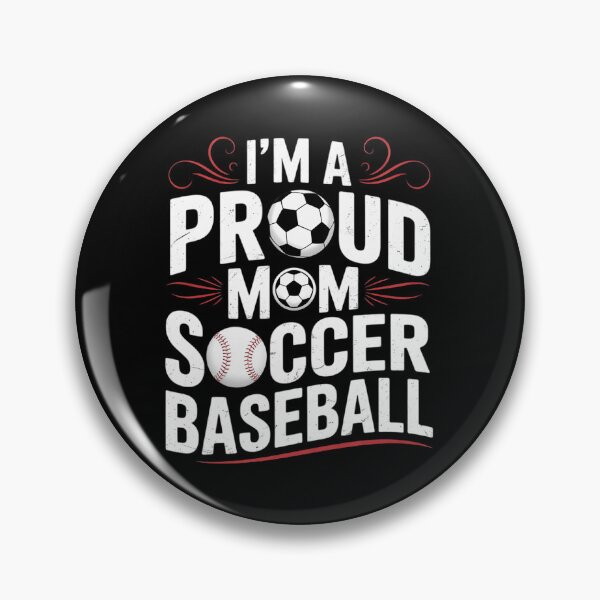 Item preview, I'm a Proud Soccer Baseball Mom - Combined Sports  designed and sold by MathisBellanger.