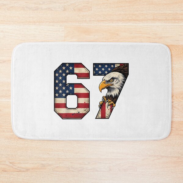 Item preview, 67 Six Seven Meme Us Flag Veterans Day Eagle Sewing Meme designed and sold by TalalosART.
