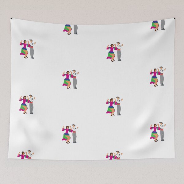 Item preview, Spanish man and woman dancing_2_side view designed and sold by Aariq.