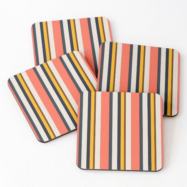 Item preview, Cubist Retro Stripe Seamless Repeat designed and sold by Sharon Schwalbe.