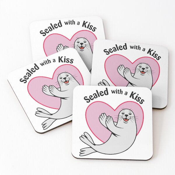 Item preview, Sealed with a Kiss. Seal Design. Version 1 designed and sold by ArthousePromos.