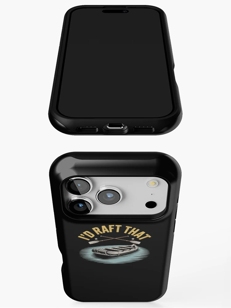 Thumbnail 3 of 4, iPhone Case, I'd Raft That Rafting Rowing Boat River Rafter designed and sold by marcusry.