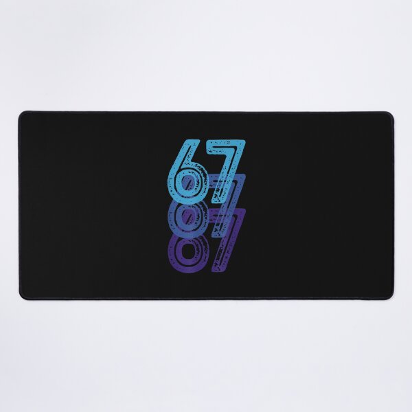 Item preview, Number 67 Blue Best Classic College Style Birthday Funny designed and sold by MOHITSALVI.