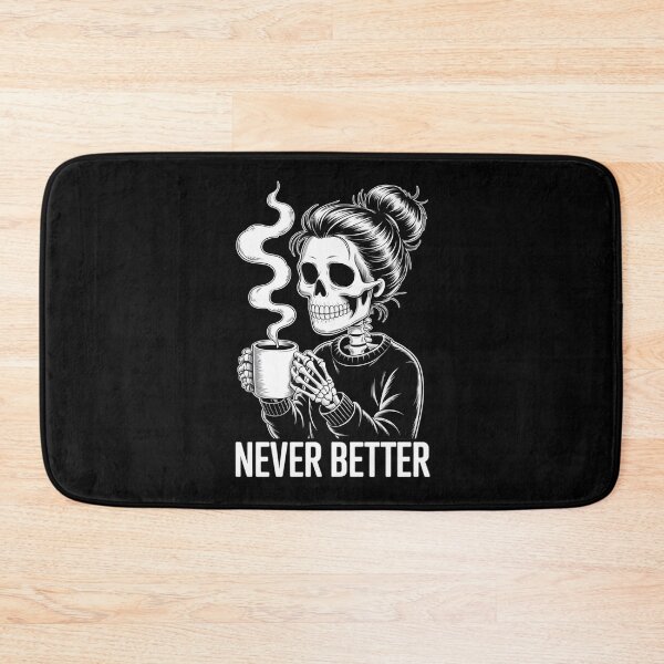 Item preview, Halloween Never Better Skeleton Coffee designed and sold by ticlitule.
