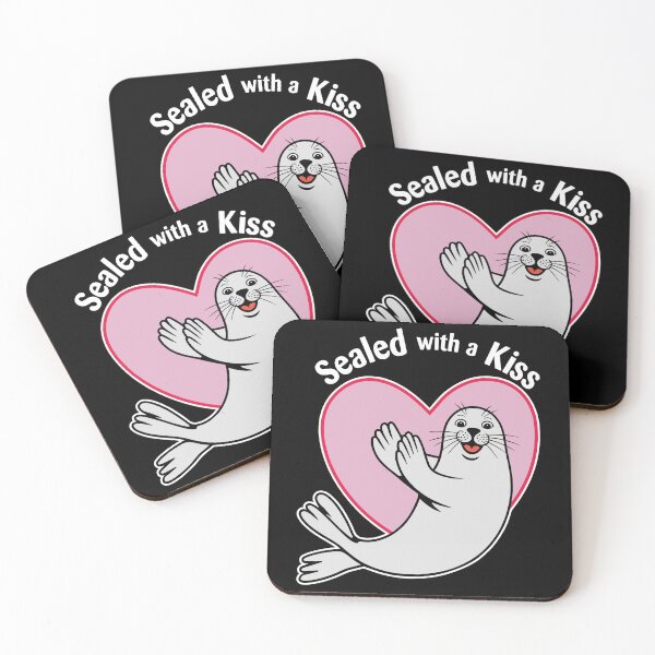 Item preview, Sealed with a Kiss. Seal Design. Version 2 designed and sold by ArthousePromos.