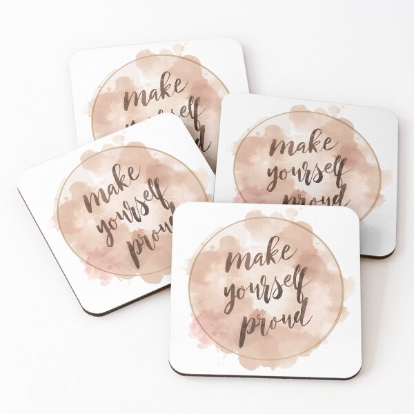 Item preview, Make Yourself Proud, Motivational Inspirational Quote Sticker designed and sold by Moodune.