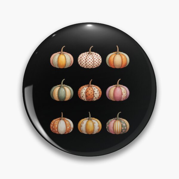 Artikelvorschau, Halloween Patchwork Kürbis Gesteppte Herbstästhetik entworfen und verkauft von ticlitule.