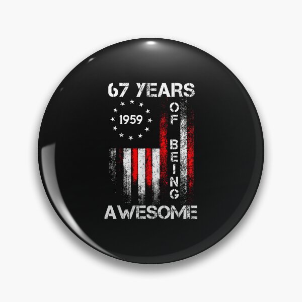 Item preview, 67 Year Of Being 1959 Awesome Birthday American Us Flag designed and sold by MOHITSALVI.