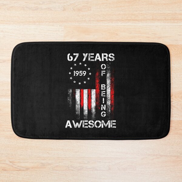 Item preview, 67 Year Of Being 1959 Awesome Birthday American Us Flag designed and sold by MOHITSALVI.