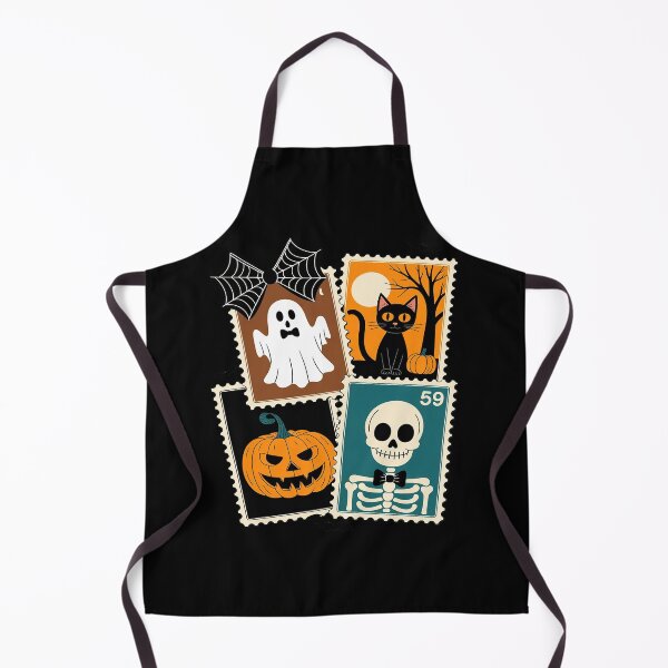 Item preview, Halloween Postage Stamp Retro Gothic Halloween Ghost Cat designed and sold by ticlitule.