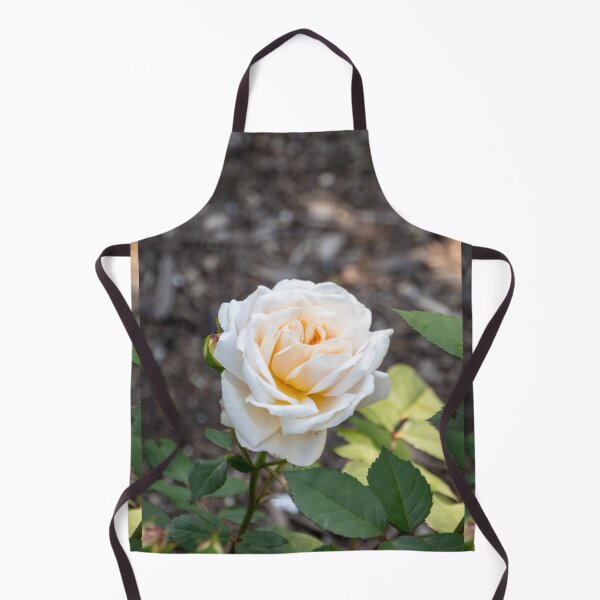 Item preview, Soft Peach-Centered Creamy White Rose – Elegant Garden Bloom designed and sold by kenglishart.