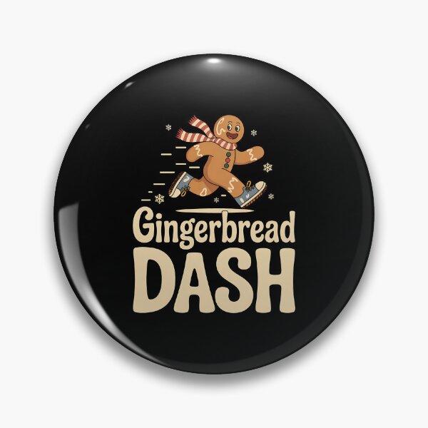 Item preview, Christmas Gingerbread Dash Running Runner Xmas Marathon designed and sold by BakeryDozen.
