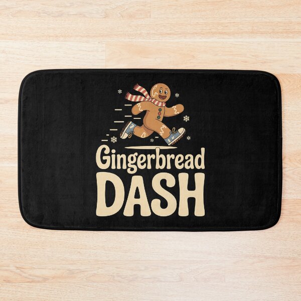 Item preview, Christmas Gingerbread Dash Running Runner Xmas Marathon designed and sold by BakeryDozen.