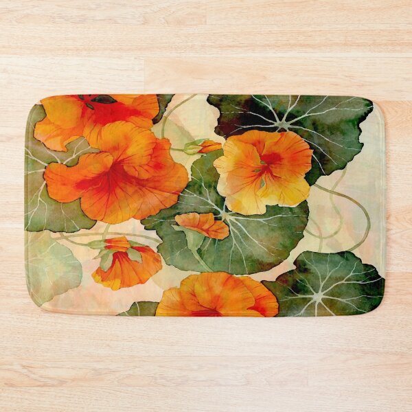 Item preview, Nasturtium Watercolor designed and sold by ViaARTfactory.