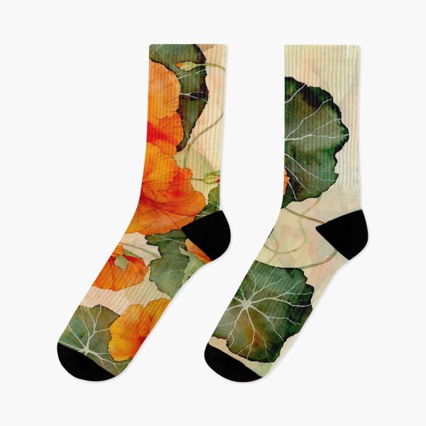 Item preview, Nasturtium Watercolor designed and sold by ViaARTfactory.