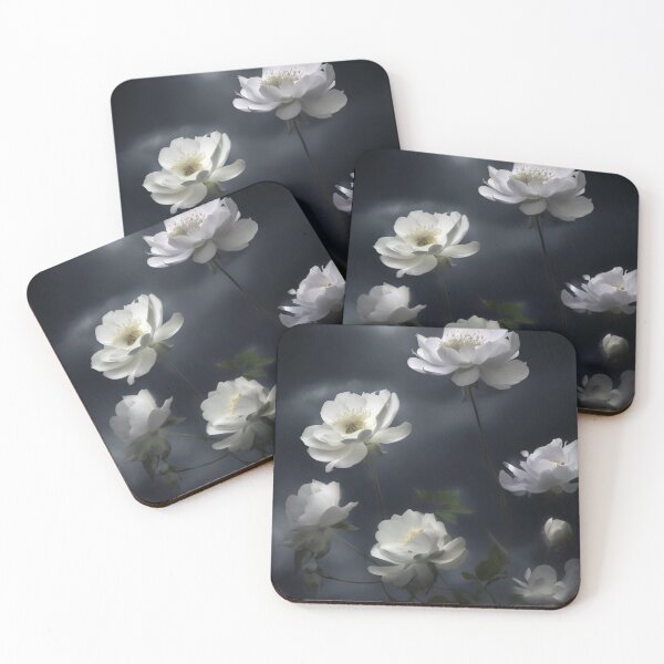 Item preview, Nocturnal Bloom: Whispers of White Petals designed and sold by KilianSzmid.