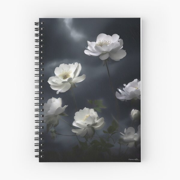 Item preview, Nocturnal Bloom: Whispers of White Petals designed and sold by KilianSzmid.