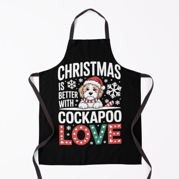 Item preview, Cute Xmas Puppy Dog Christmas is Better with Cockapoo Love designed and sold by BakeryDozen.