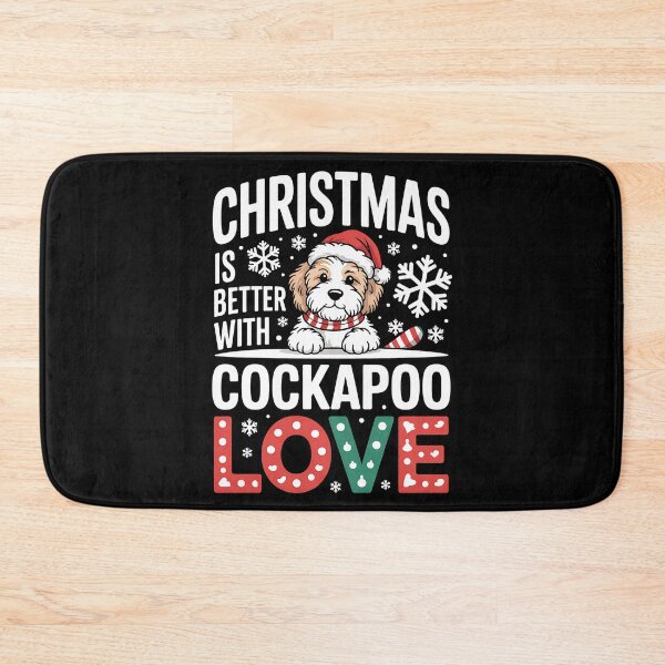 Item preview, Cute Xmas Puppy Dog Christmas is Better with Cockapoo Love designed and sold by BakeryDozen.