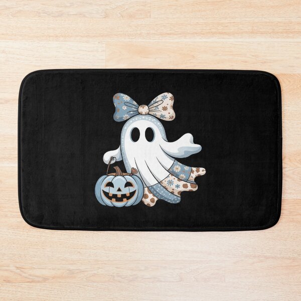 Item preview, Halloween Preppy Patchwork Ghost Spooky Fall Pumpkin designed and sold by ticlitule.