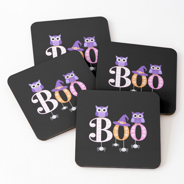 Item preview, Halloween Pumpkin Boo Owl With Witch Hat Spiders Boys designed and sold by ticlitule.