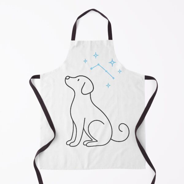 Item preview, Celestial Dog Line Art with Constellation and Infinity Symbol designed and sold by PetSoulPrints.