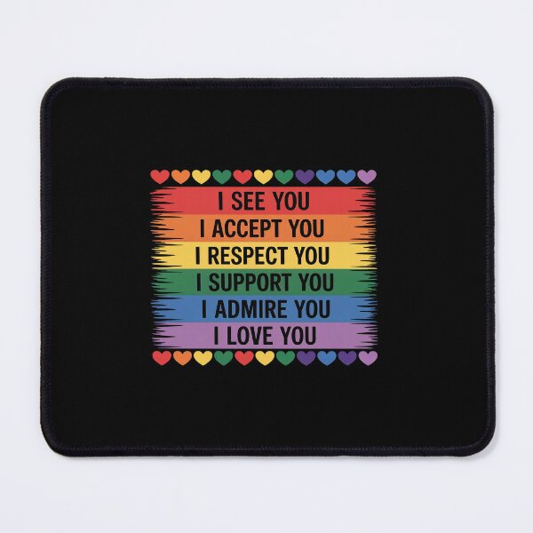 Item preview, I See Love Accept You Lgbtq Gay Rainbow Pride designed and sold by khorbiasieno.