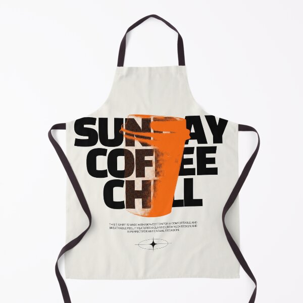 Item preview, Sunday Coffee Chill – Minimal Coffee Lover Typography Design designed and sold by TeesHearts100.