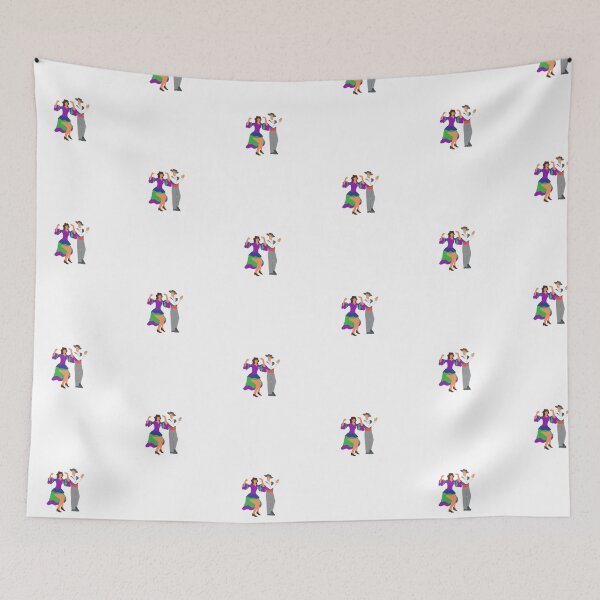 Item preview, Spanish man and woman dancing_3_side view designed and sold by Aariq.