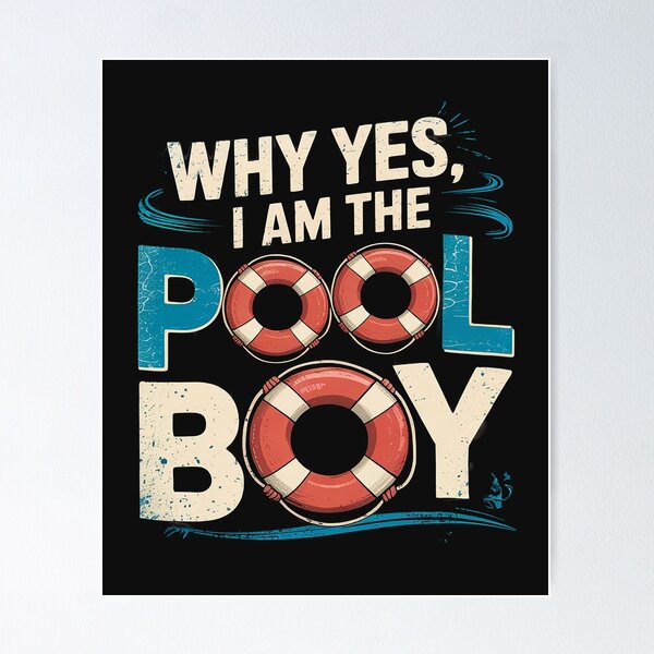 Item preview, Mens Why Yes I Am The Pool-Boy Funny Swimmer Swimming designed and sold by GaryBellcvbnb.