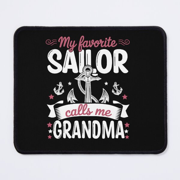 Item preview, Modern Nautical Sailor Grandma T-Shirt designed and sold by TinaMDedrick.