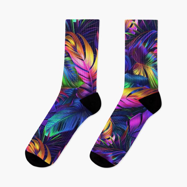 Item preview, Neon-Colorful Hues Tropical Leaves Exotic Design Art  designed and sold by DEC02.