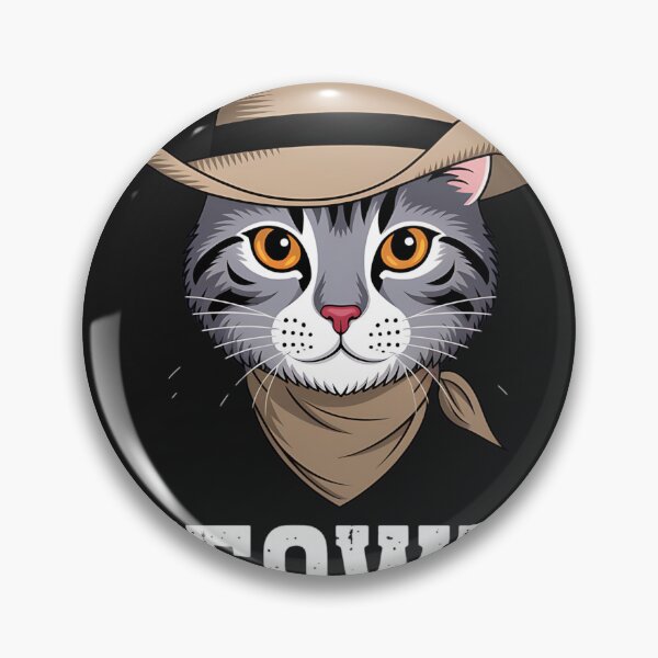 Item preview, Meowdy Cat Cowboy Funny Cat designed and sold by GaryBellcvbnb.