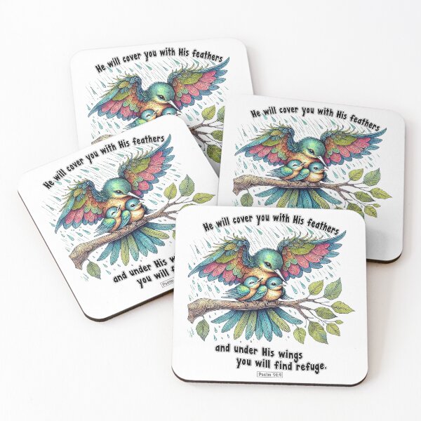 Item preview, Safe Under His Wings designed and sold by Lion and Lamb Design.