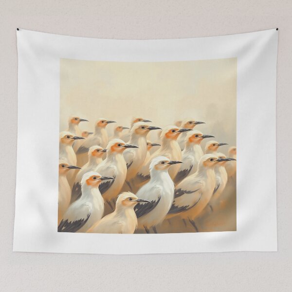 Item preview, Pastel Flock of Birds designed and sold by sharon1210.