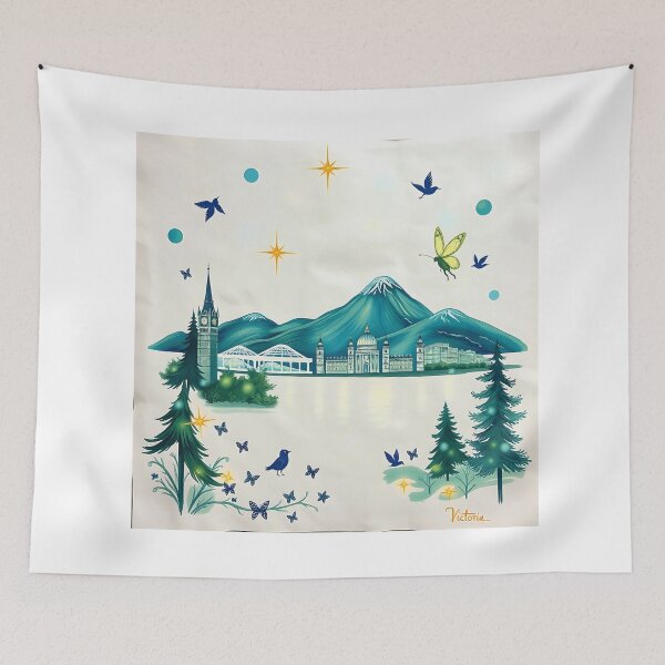 Item preview, Iridescent Victoria BC with Fairy Lights designed and sold by sharon1210.