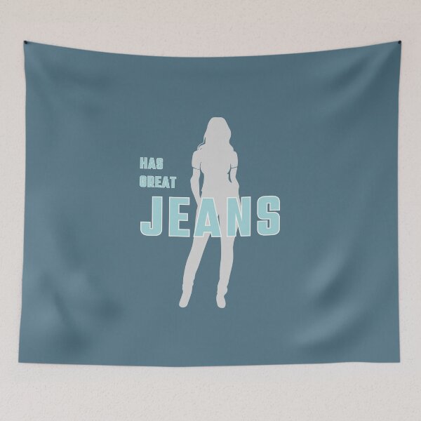 Item preview, Has Great Jeans, Female Silhouette, All Woman  designed and sold by AASparksDesigns.