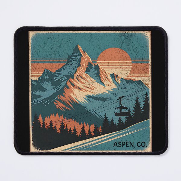 Item preview, Retro Aspen Colorado Ski Winter Sports Souvenir designed and sold by zptees.