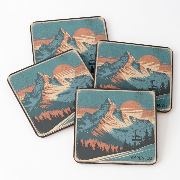Item preview, Retro Aspen Colorado Ski Winter Sports Souvenir designed and sold by zptees.