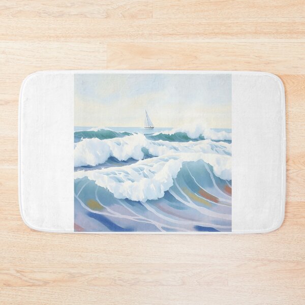 Item preview, Pastel Coastal Waves Art designed and sold by sharon1210.