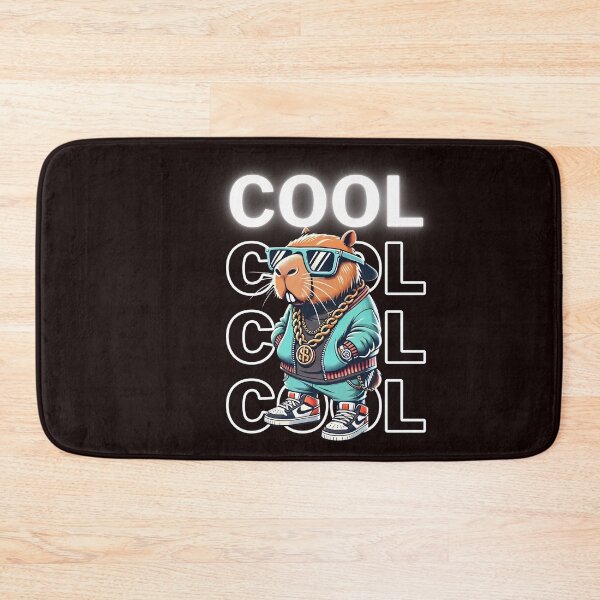 Item preview, cool capybara designed and sold by blackstton.