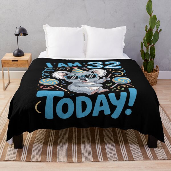 Item preview, I Am 32 Today! Koala Birthday Party Celebration 32nd designed and sold by khorbiasieno.