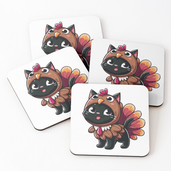 Item preview, Black Cat Thanksgiving designed and sold by doodIllustrate.