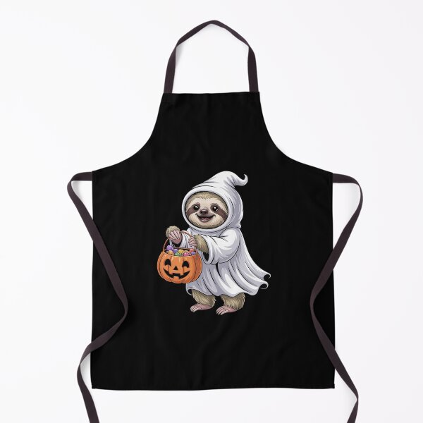 Item preview, Halloween Sloth Ghost Pumpkin Trick Or Treat Candies designed and sold by August4Laughs25.