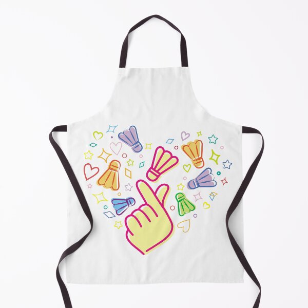 Item preview, Badminton Korean Finger Heart designed and sold by DesignLacco.